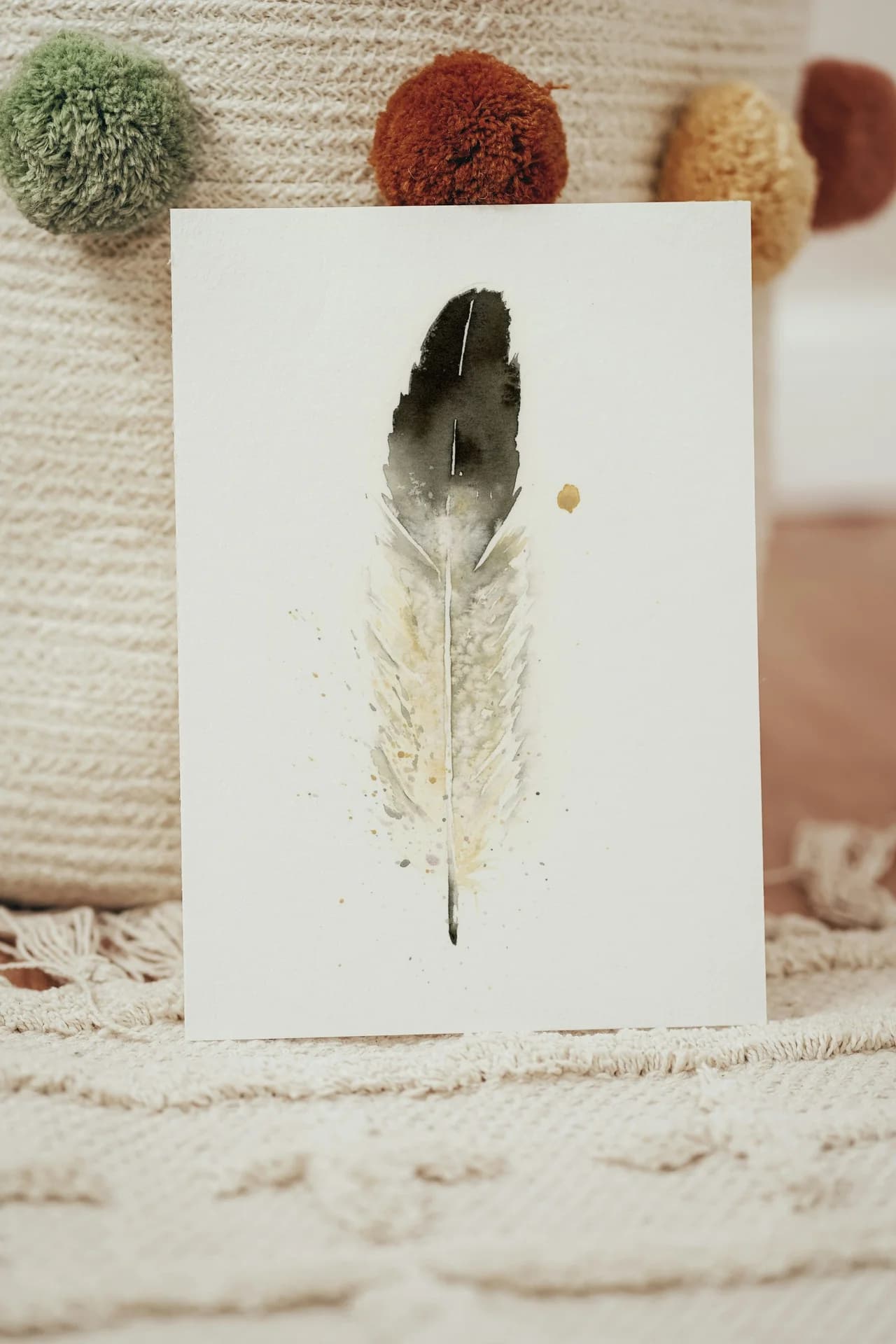 Eagle shown in a room setting