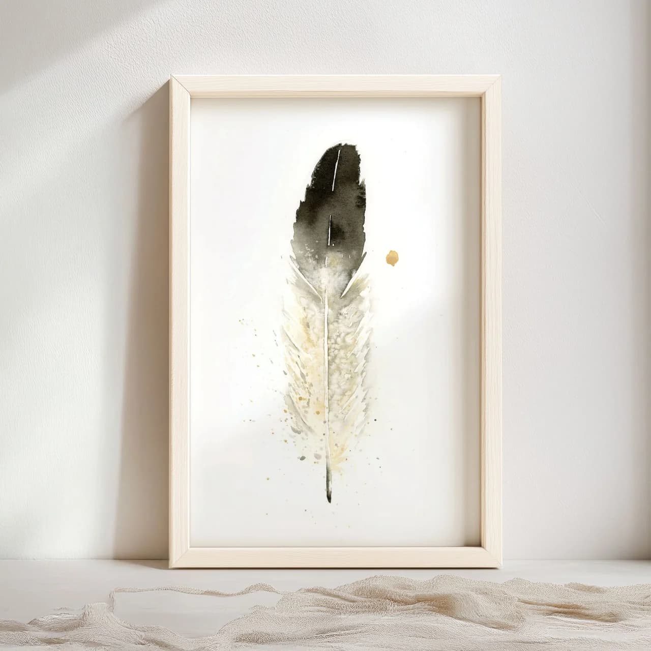 Eagle shown in a room setting