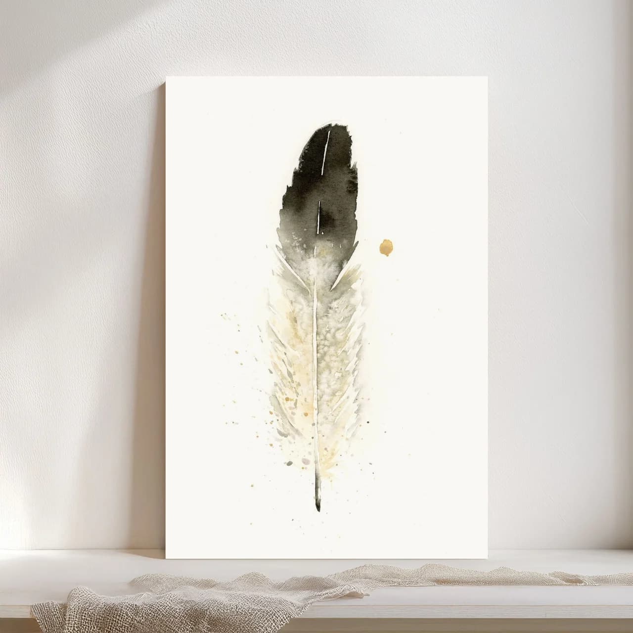 Eagle shown in a room setting
