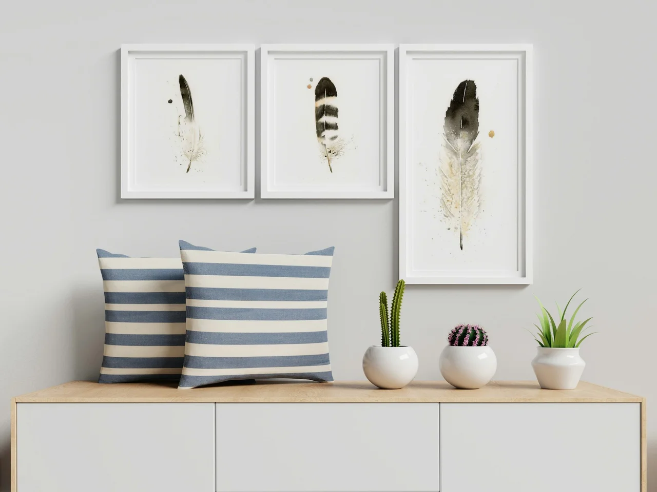 Eagle shown in a room setting