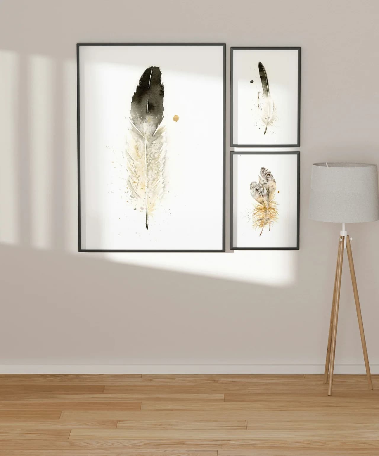Eagle shown in a room setting
