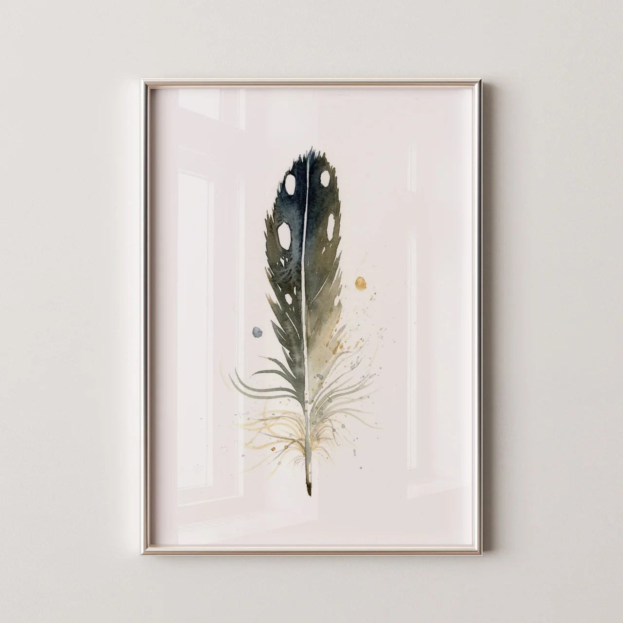 Loon shown in a room setting