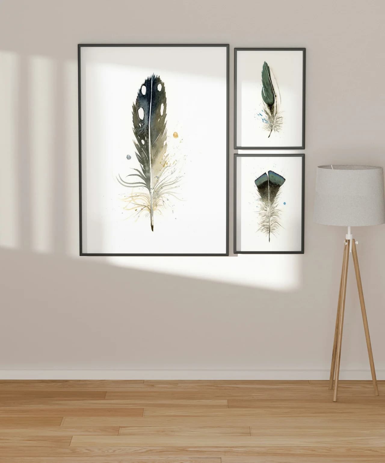 Loon shown in a room setting
