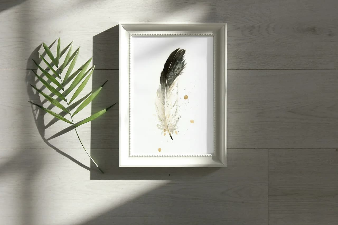 Eagle shown in a room setting