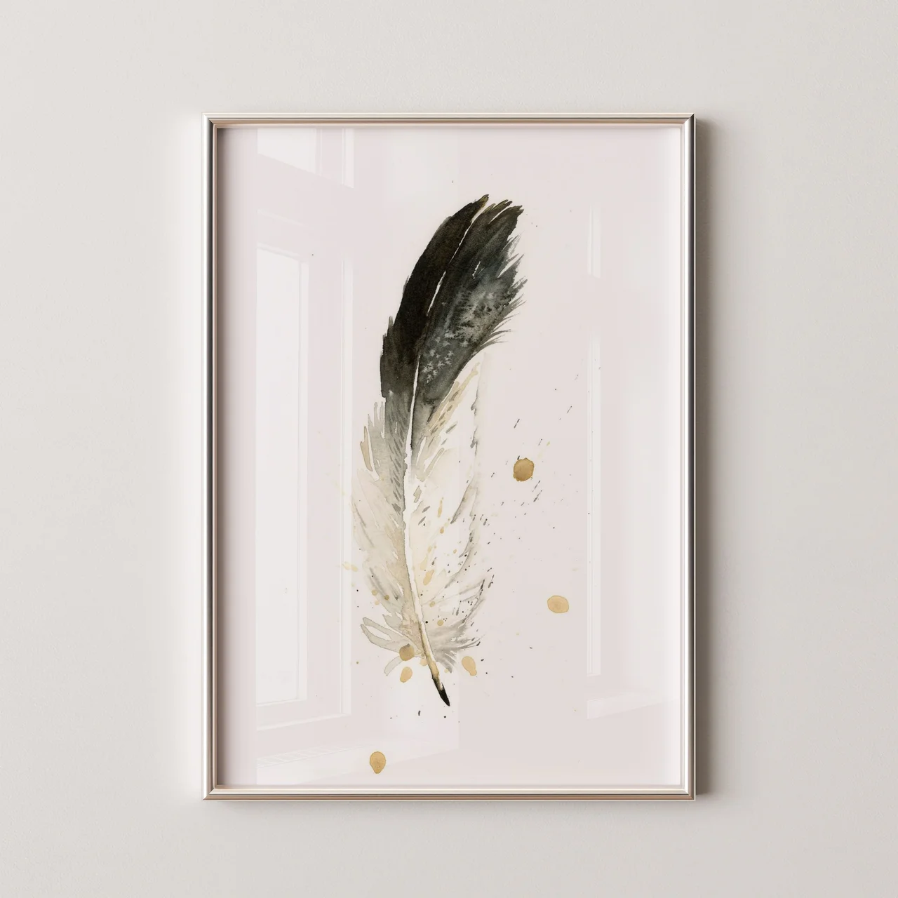 Eagle shown in a room setting