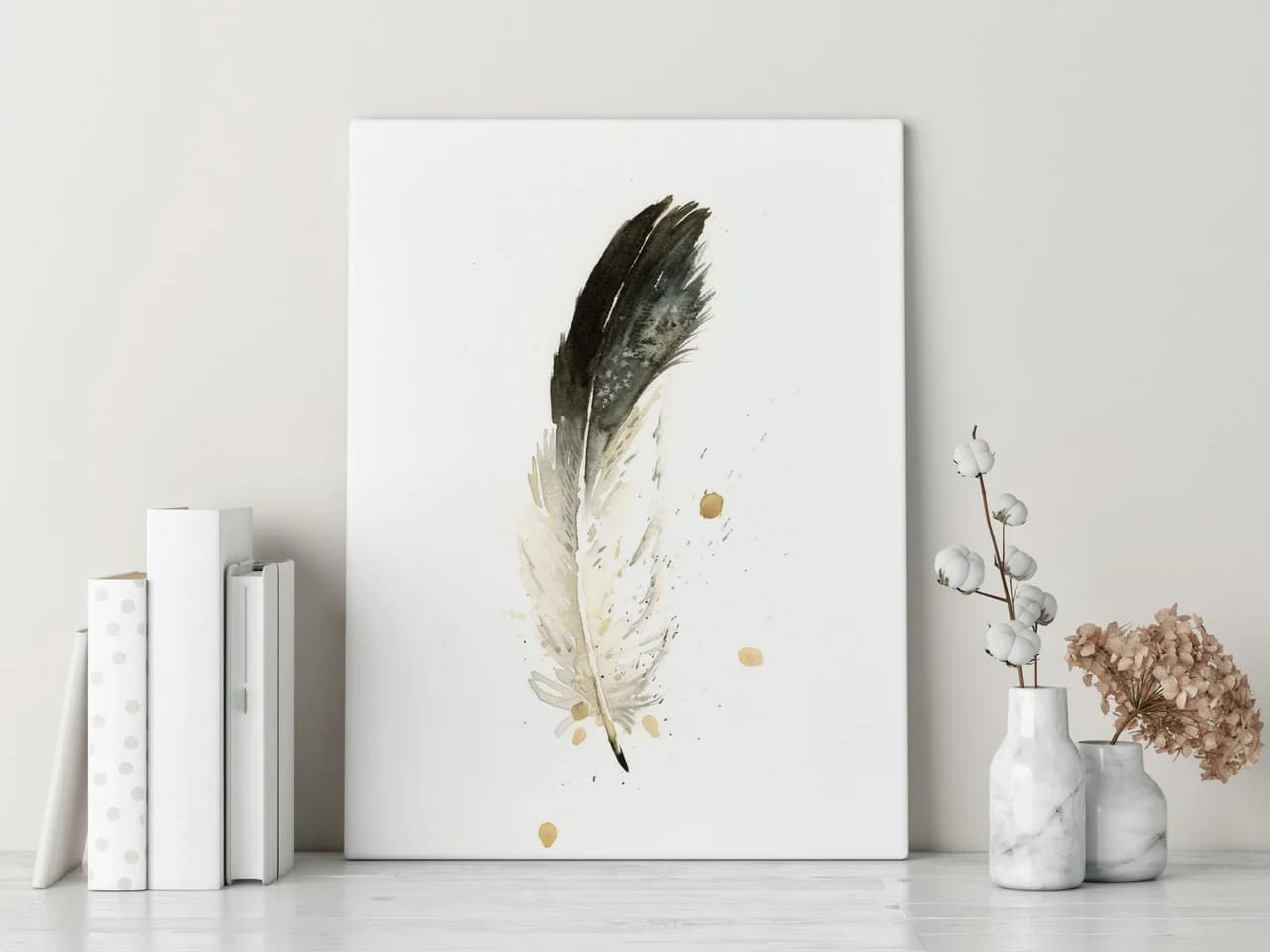 Eagle shown in a room setting