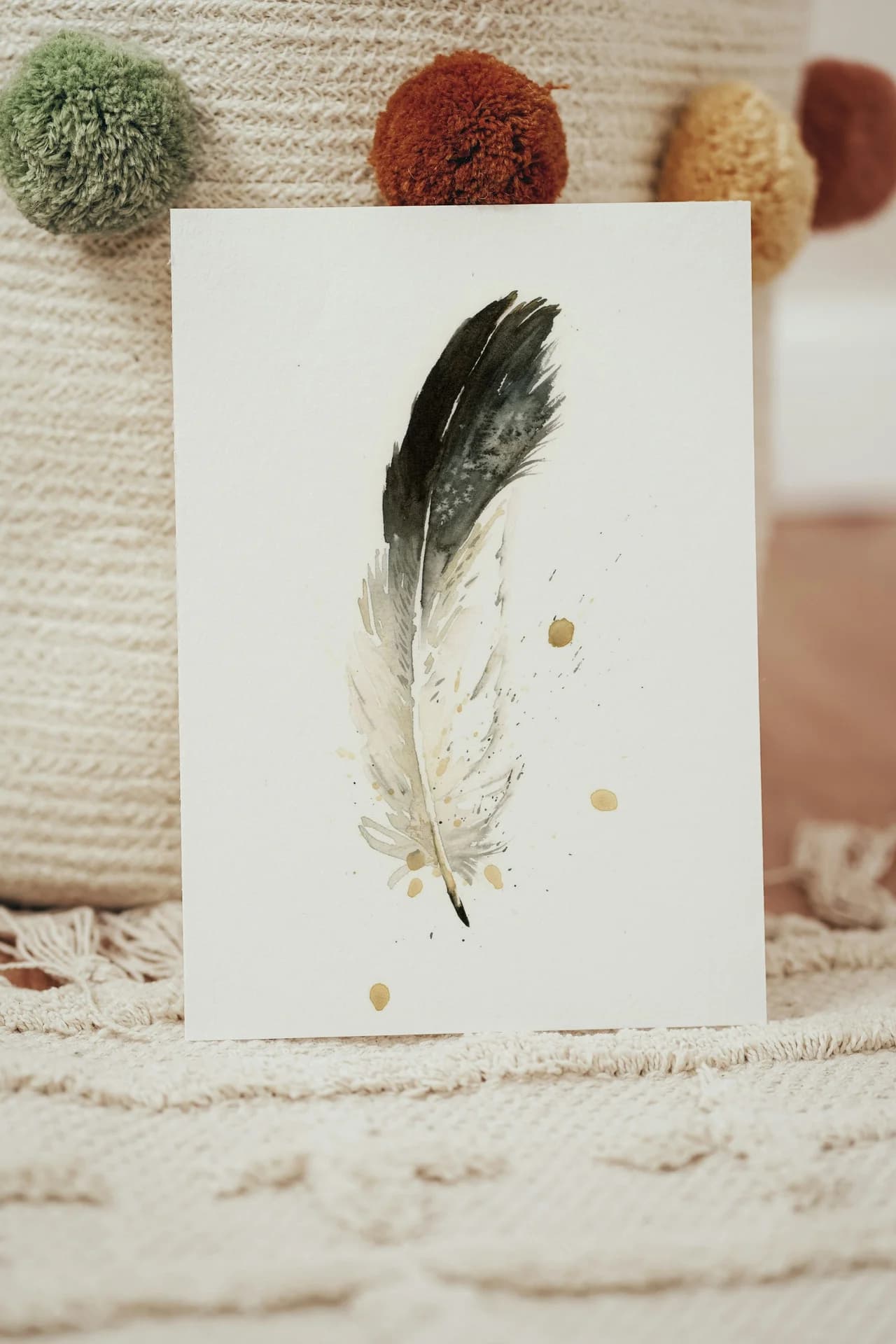 Eagle shown in a room setting