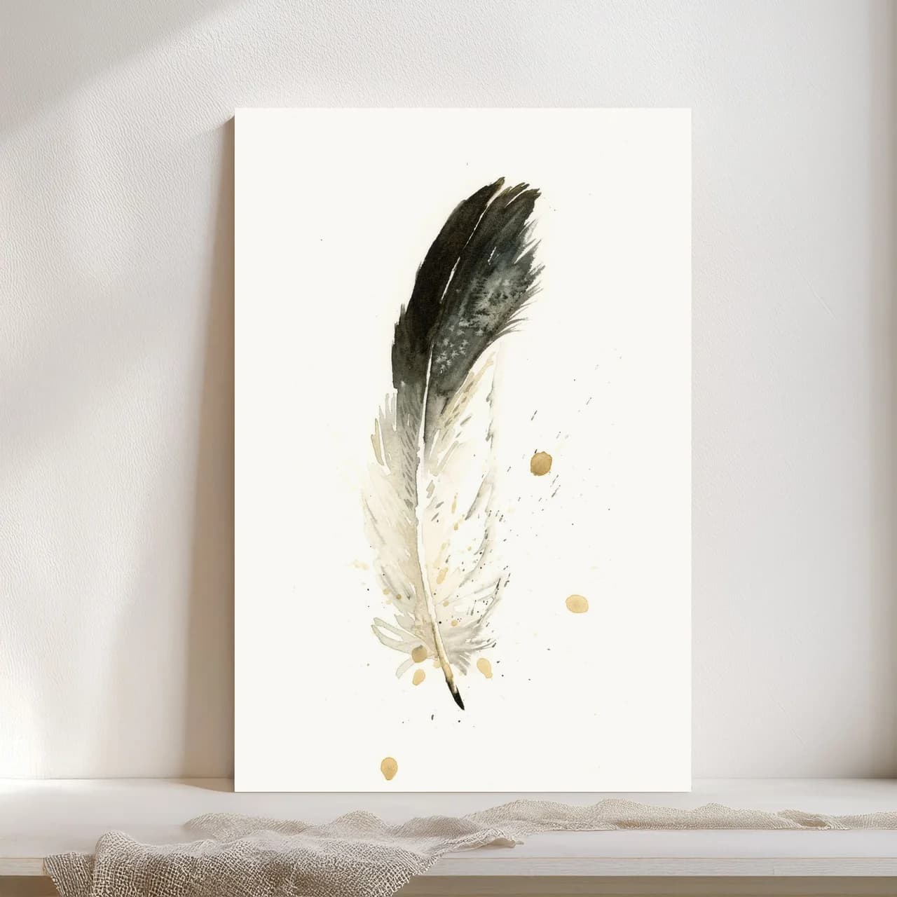 Eagle shown in a room setting