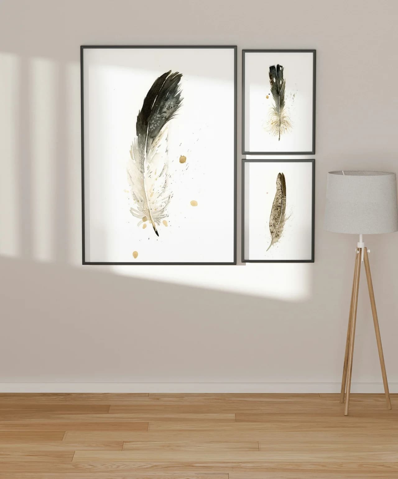 Eagle shown in a room setting