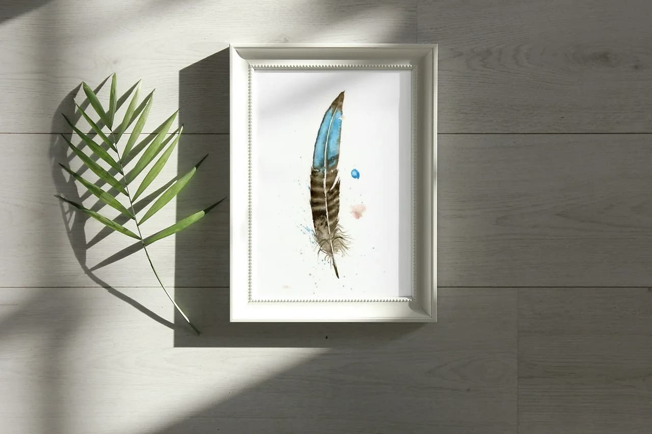 Bronze Tail Peacock Pheasant shown in a room setting