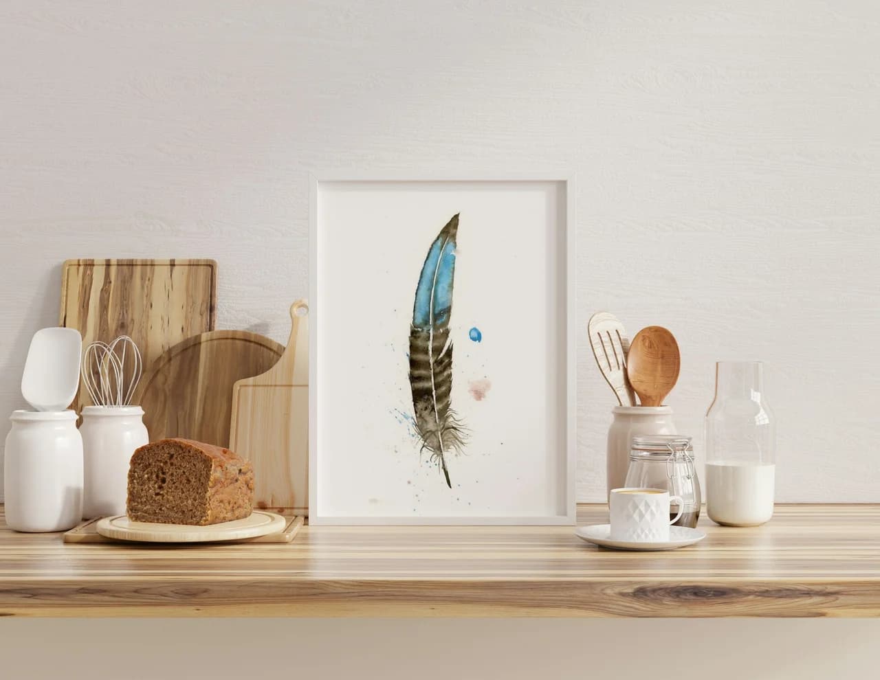 Bronze Tail Peacock Pheasant shown in a room setting