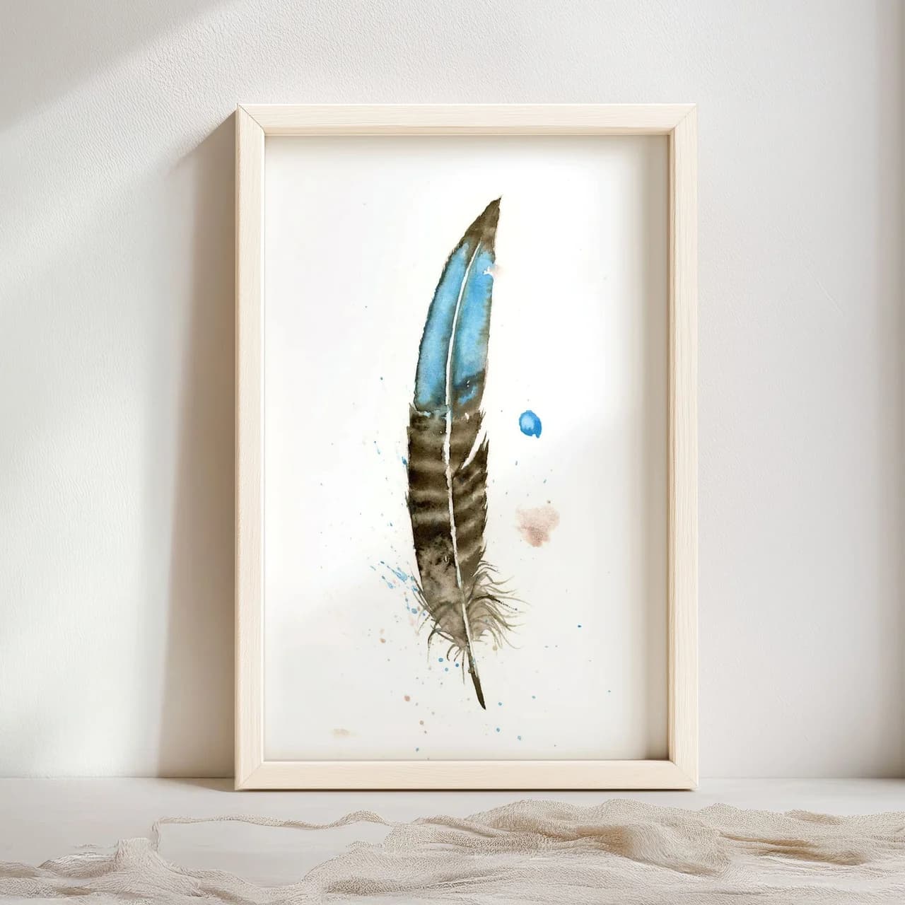 Bronze Tail Peacock Pheasant shown in a room setting