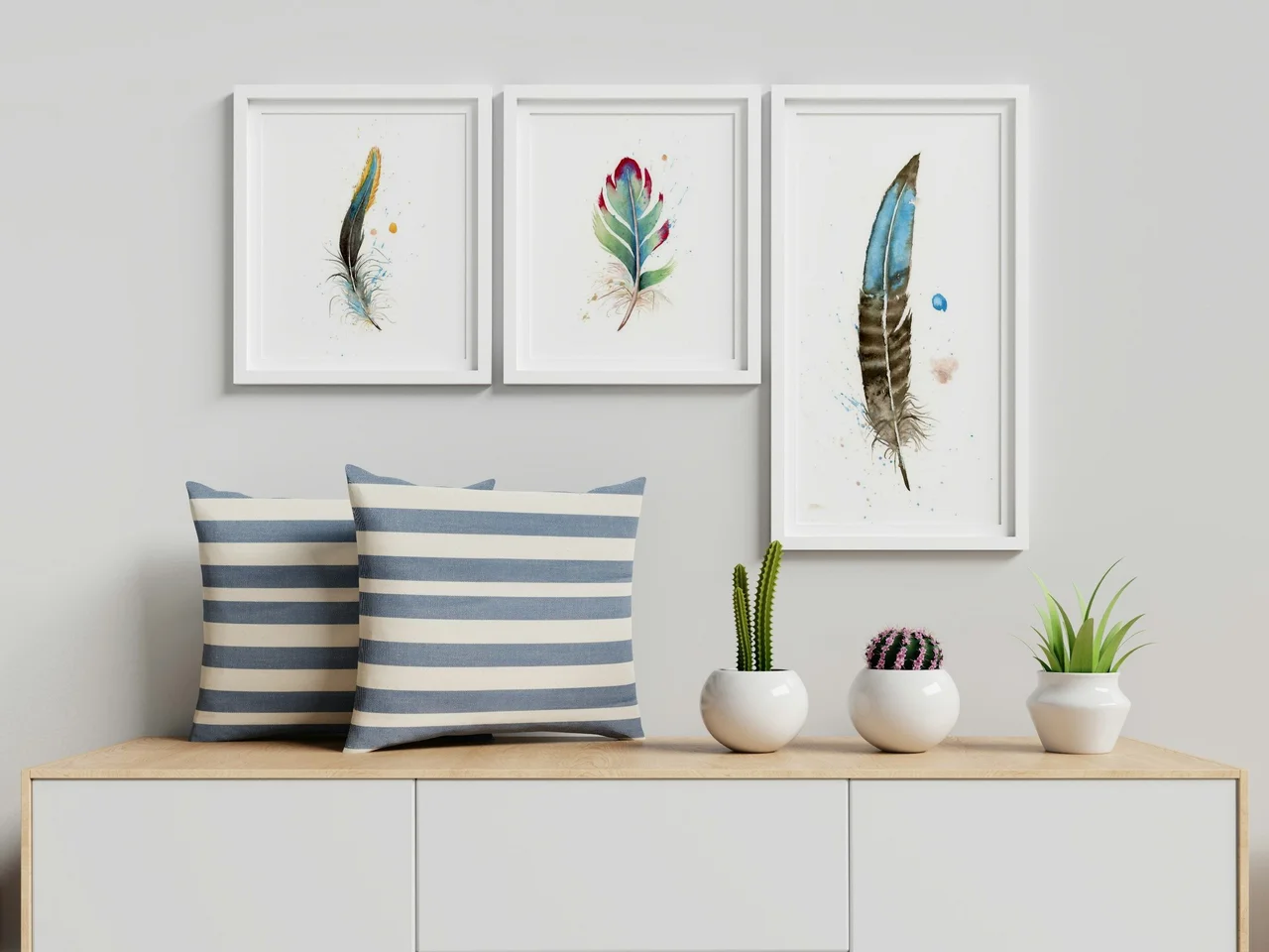 Bronze Tail Peacock Pheasant shown in a room setting