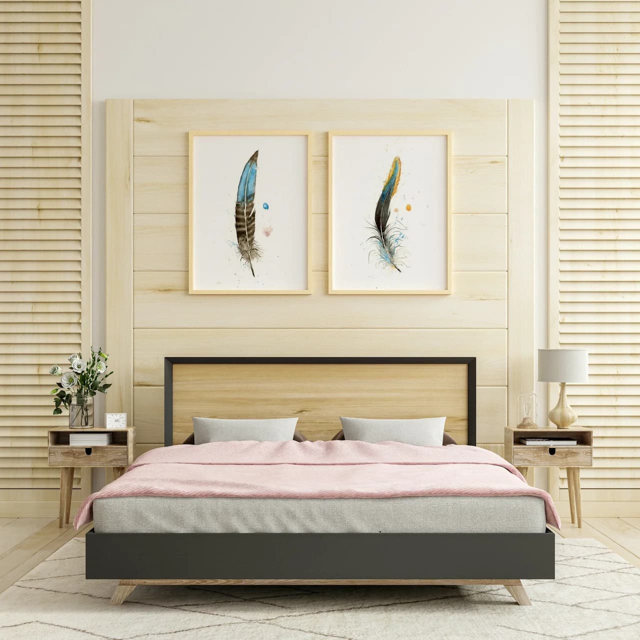 Bronze Tail Peacock Pheasant shown in a room setting