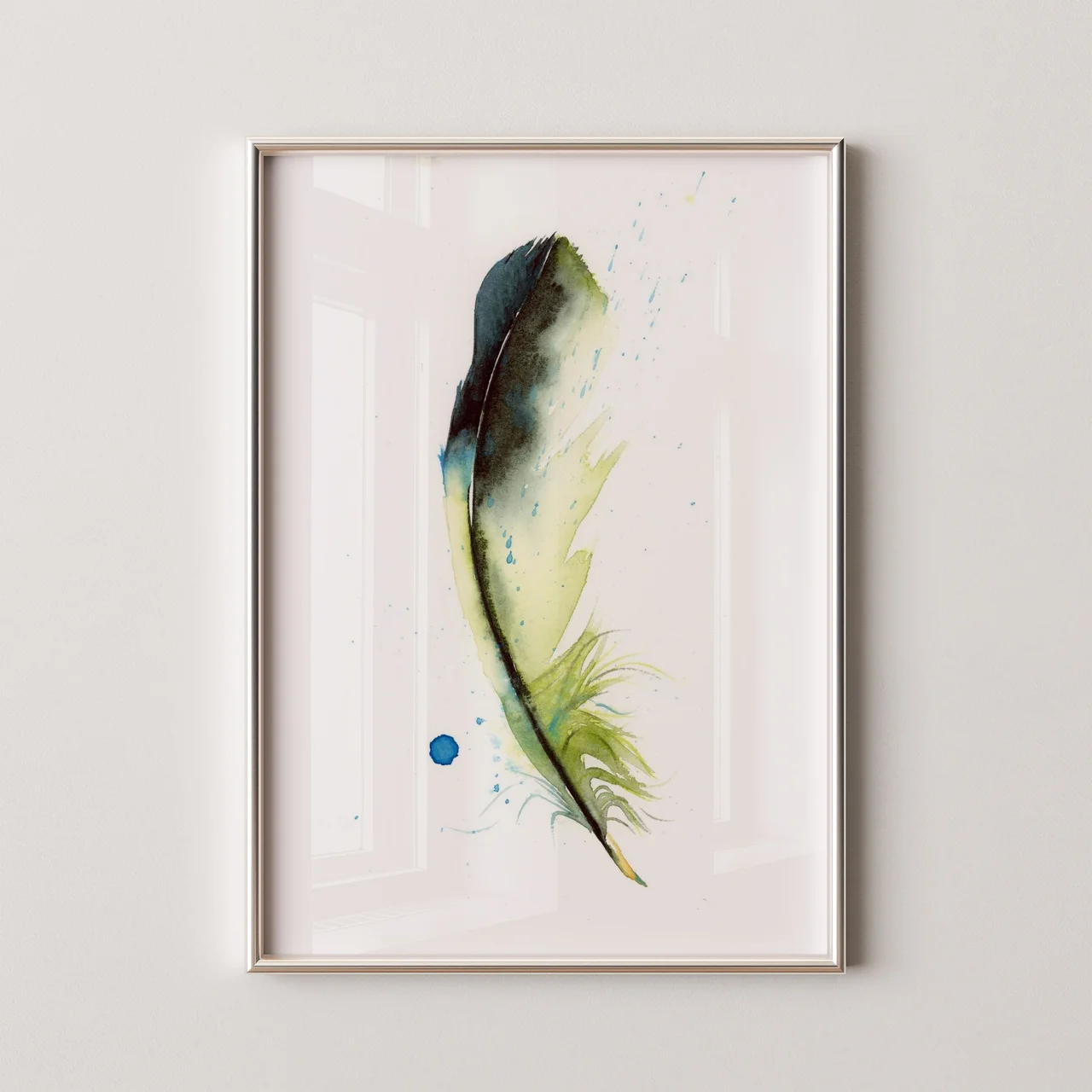 Green Jay shown in a room setting