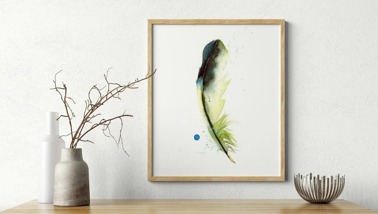 Green Jay shown in a room setting