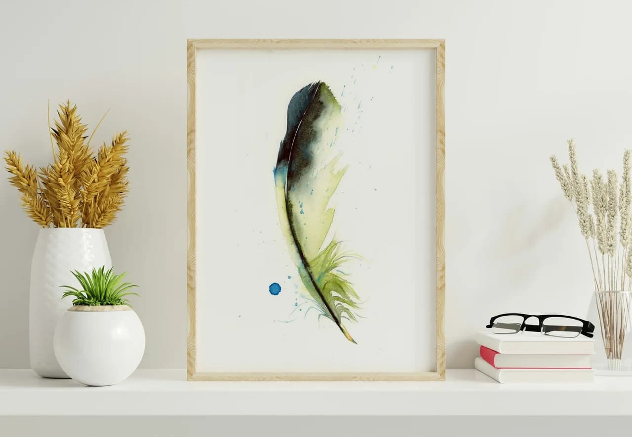 Green Jay shown in a room setting
