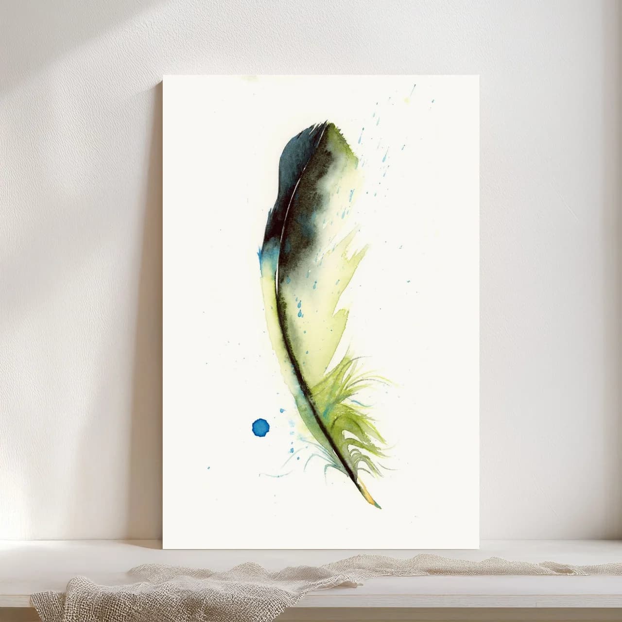 Green Jay shown in a room setting