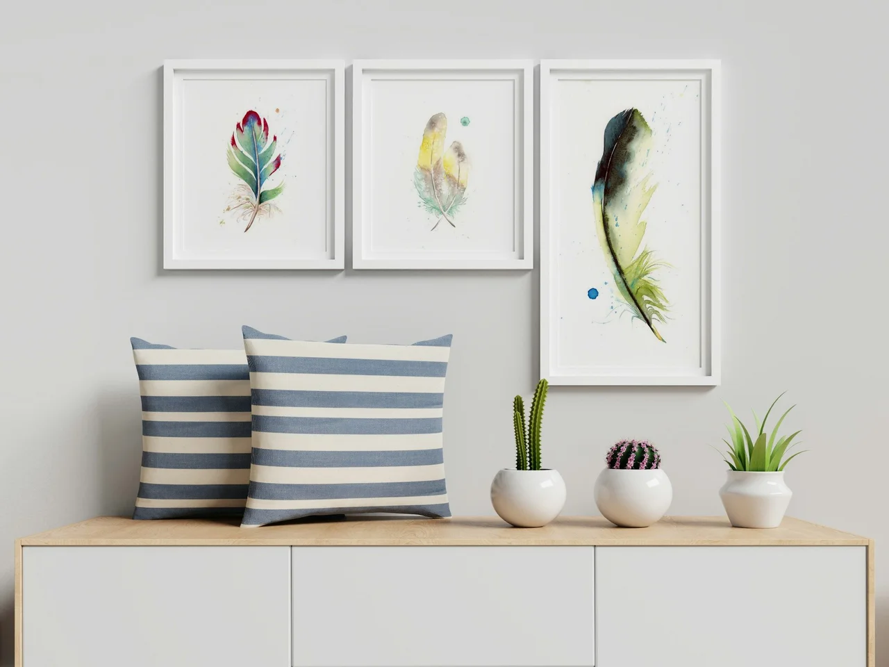 Green Jay shown in a room setting