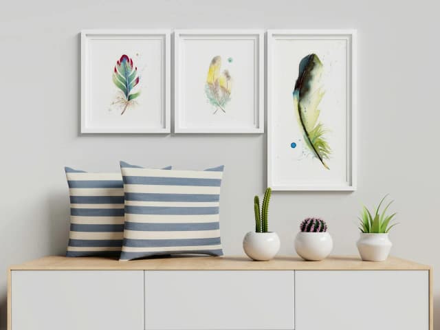 Green Jay shown in a room setting