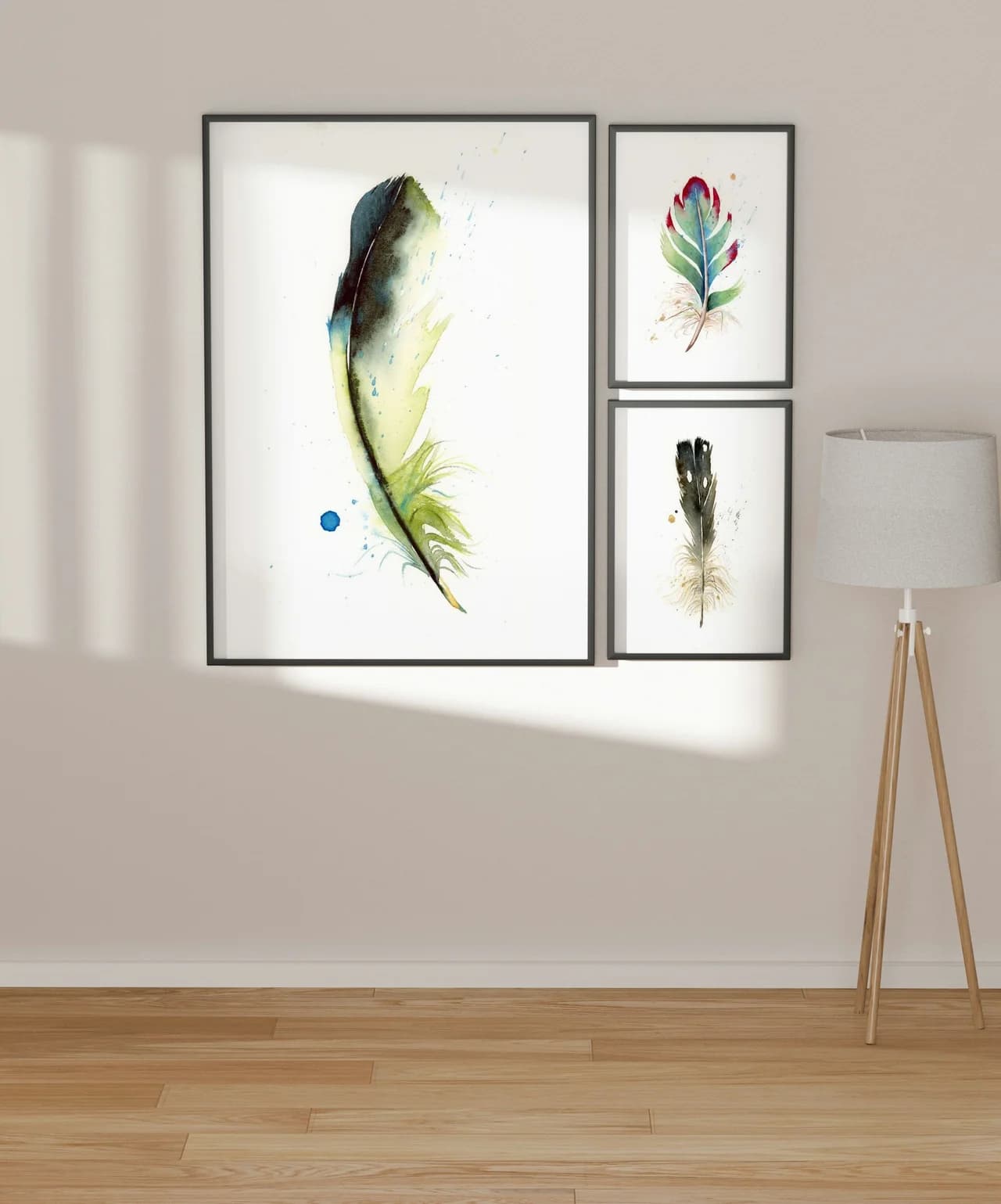 Green Jay shown in a room setting