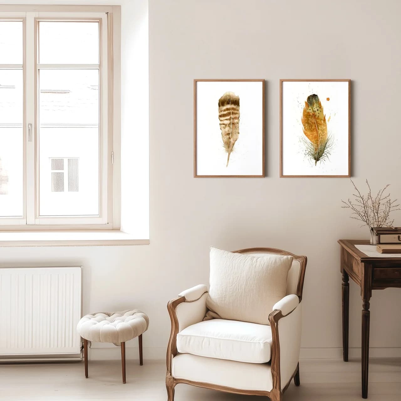 American Woodcock shown in a room setting