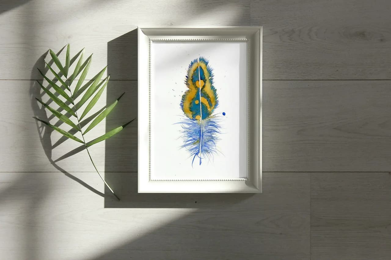 Peacock shown in a room setting