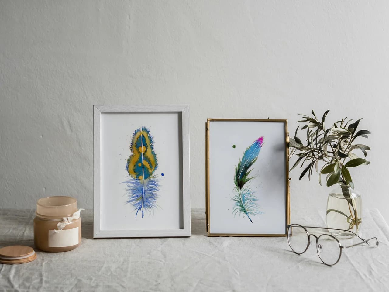 Peacock shown in a room setting