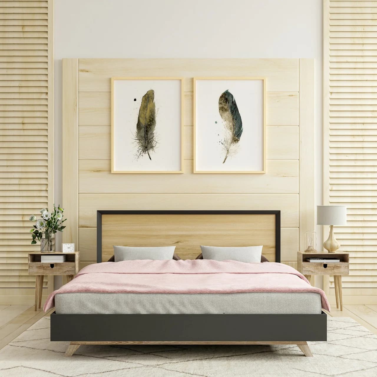 American Goldfinch shown in a room setting