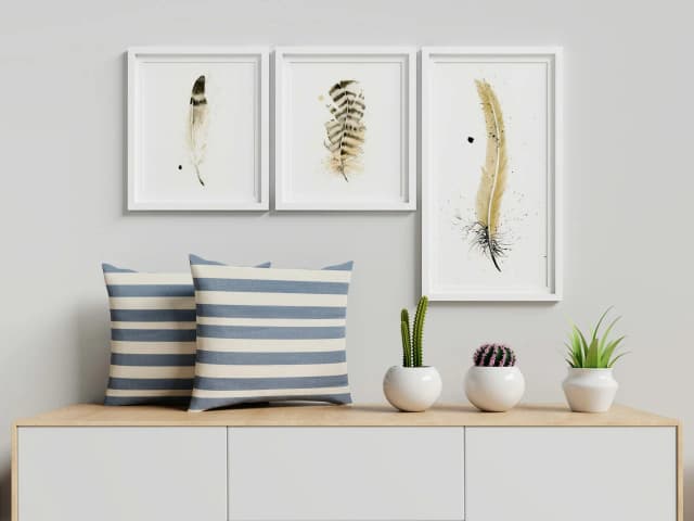 Golden Pheasant shown in a room setting