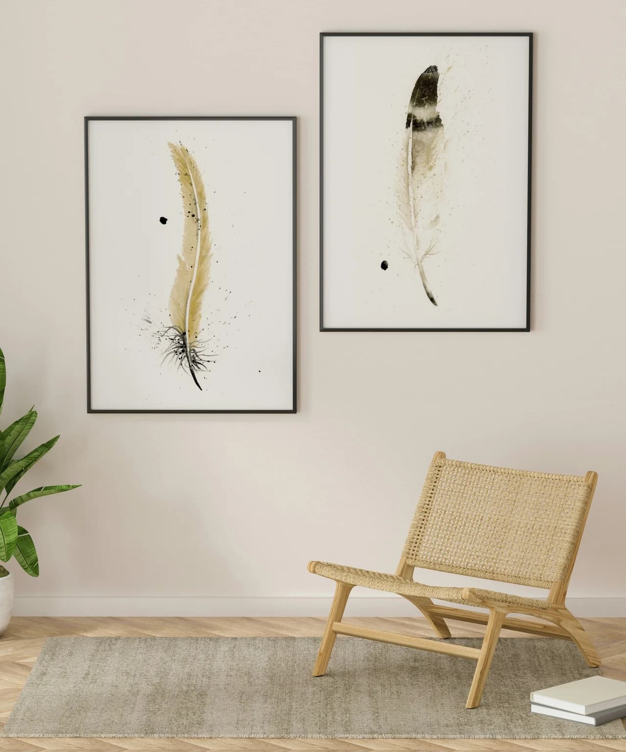 Golden Pheasant shown in a room setting