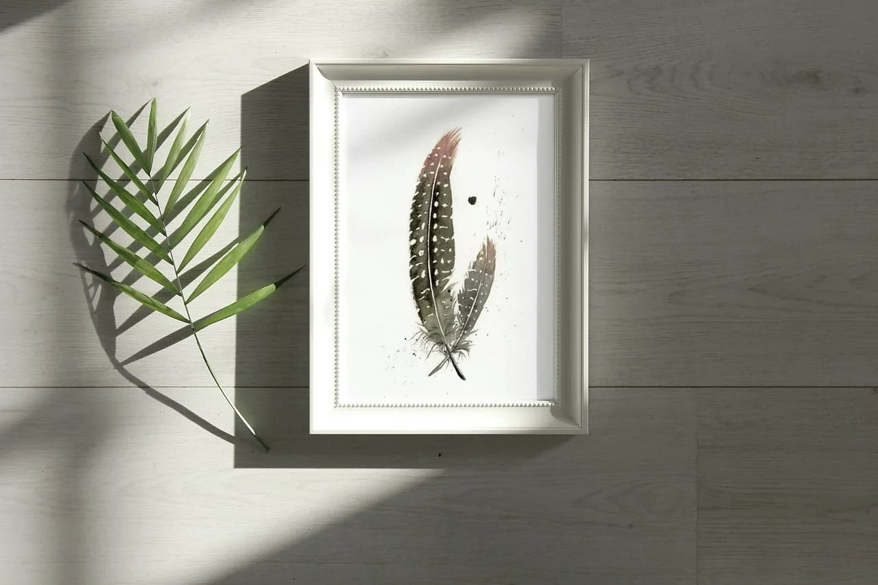 Guinea Fowl shown in a room setting