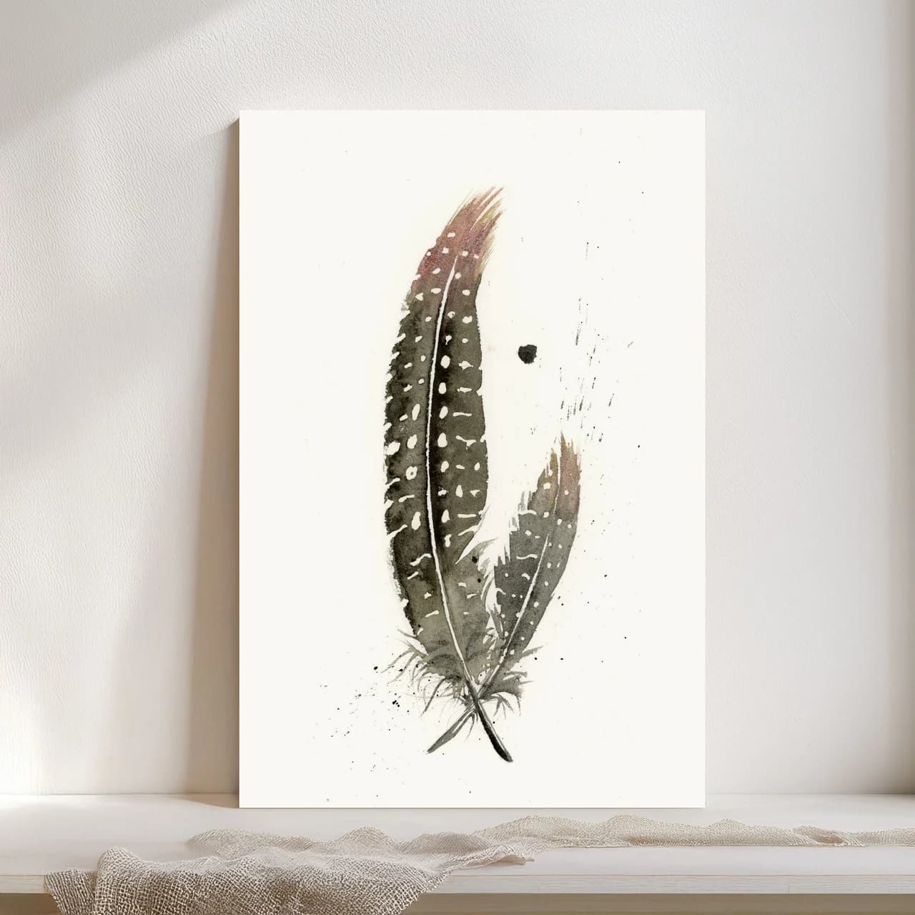 Guinea Fowl shown in a room setting