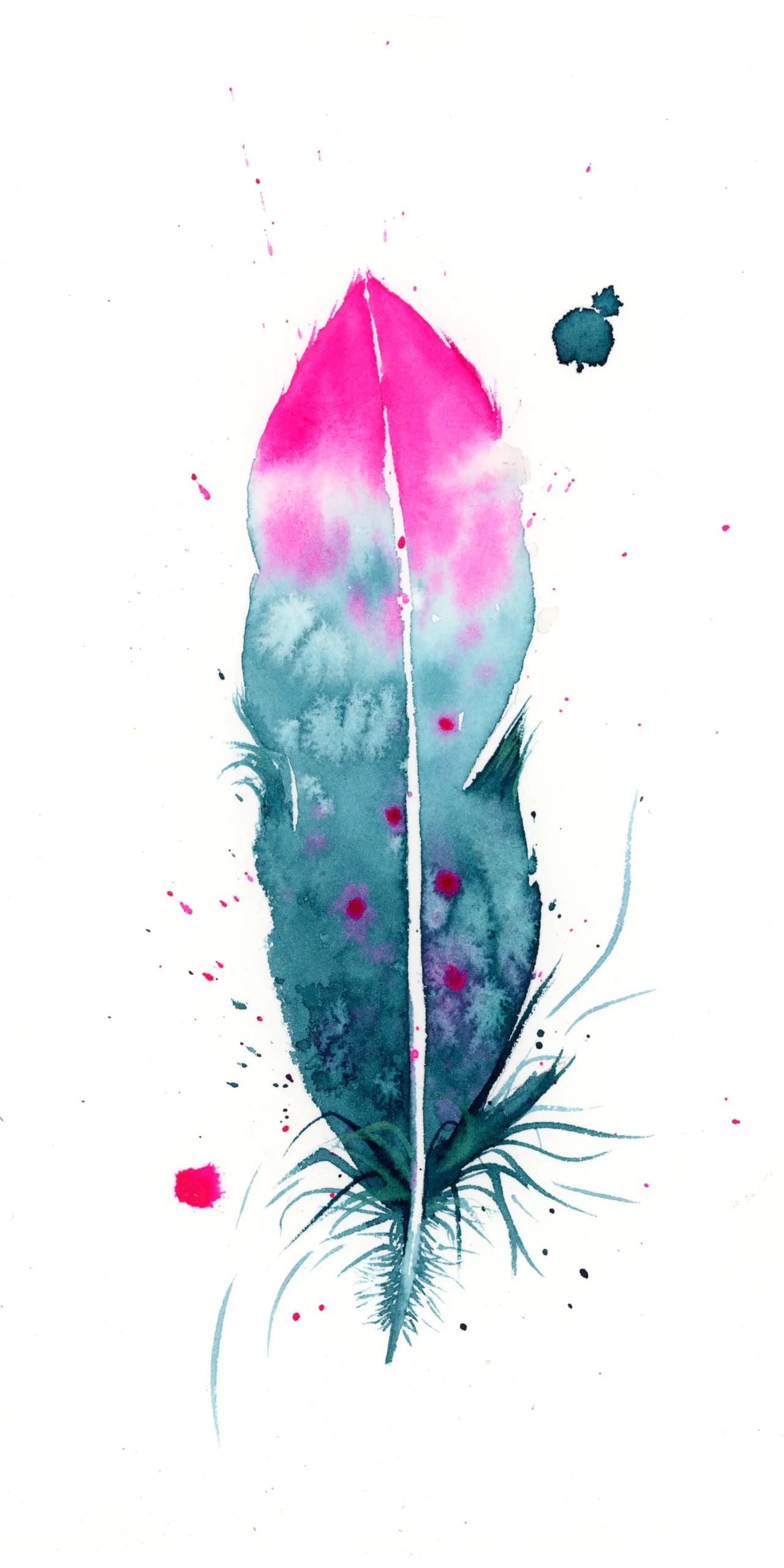 Hummingbird — watercolor by Shayna Larsen