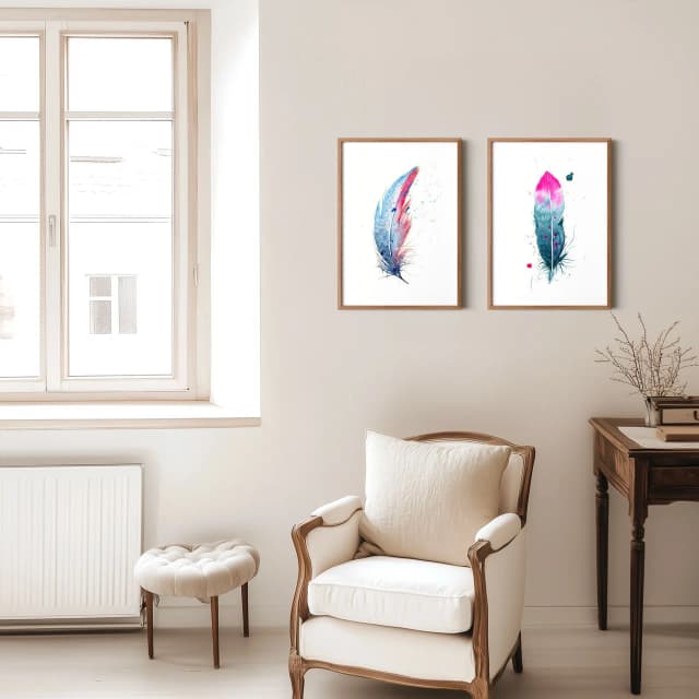 Hummingbird shown in a room setting