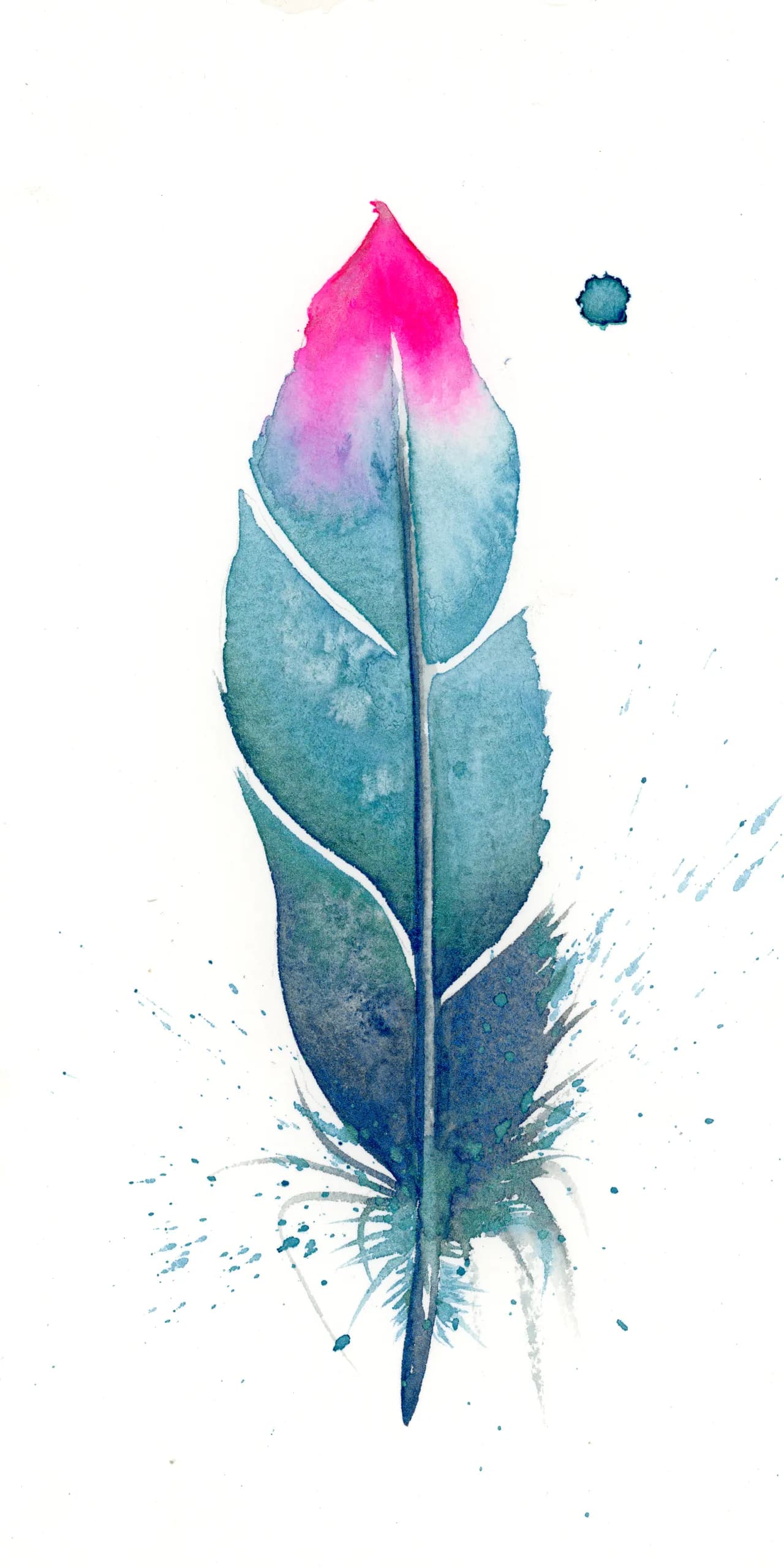 Hummingbird — watercolor by Shayna Larsen