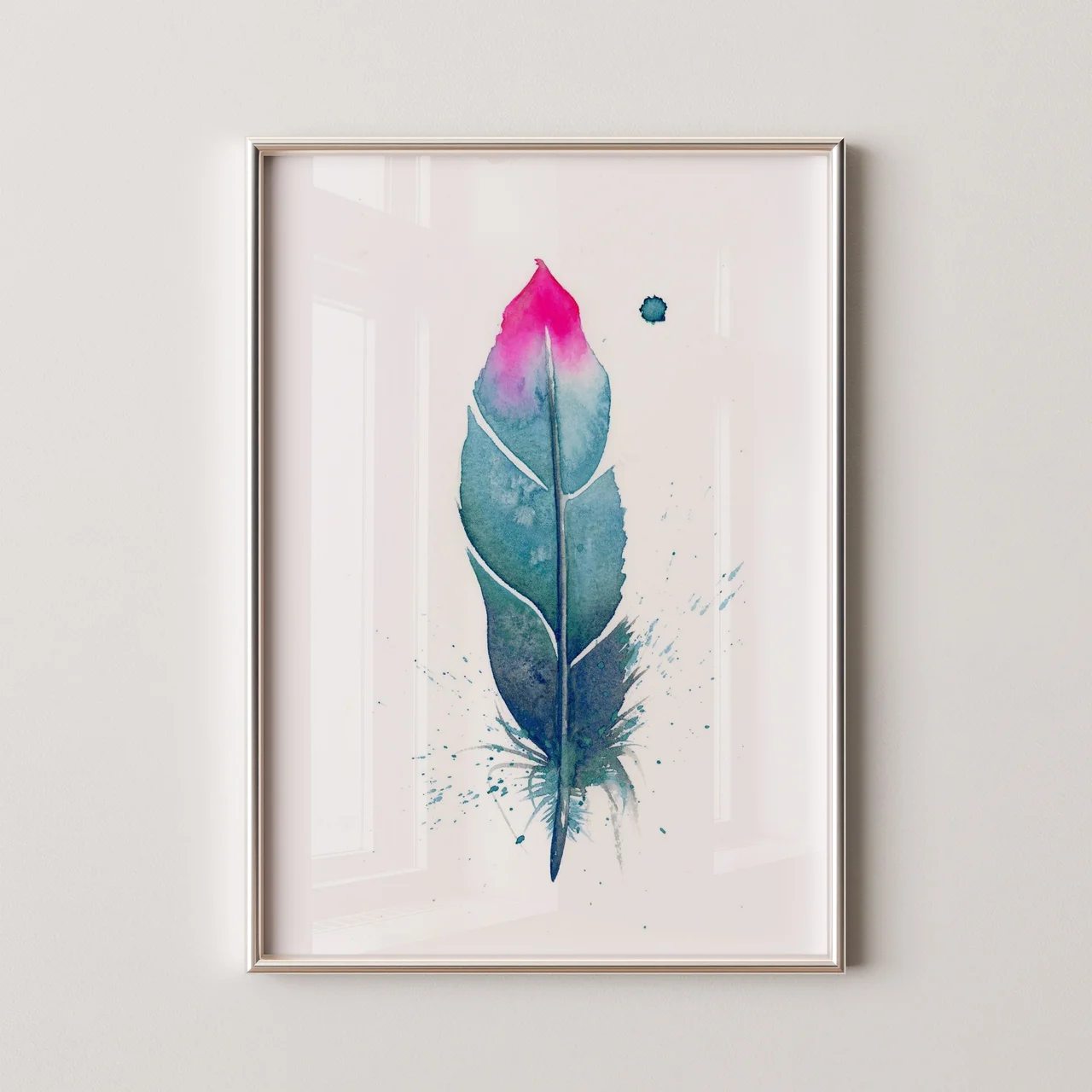 Hummingbird shown in a room setting