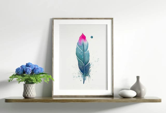 Hummingbird shown in a room setting