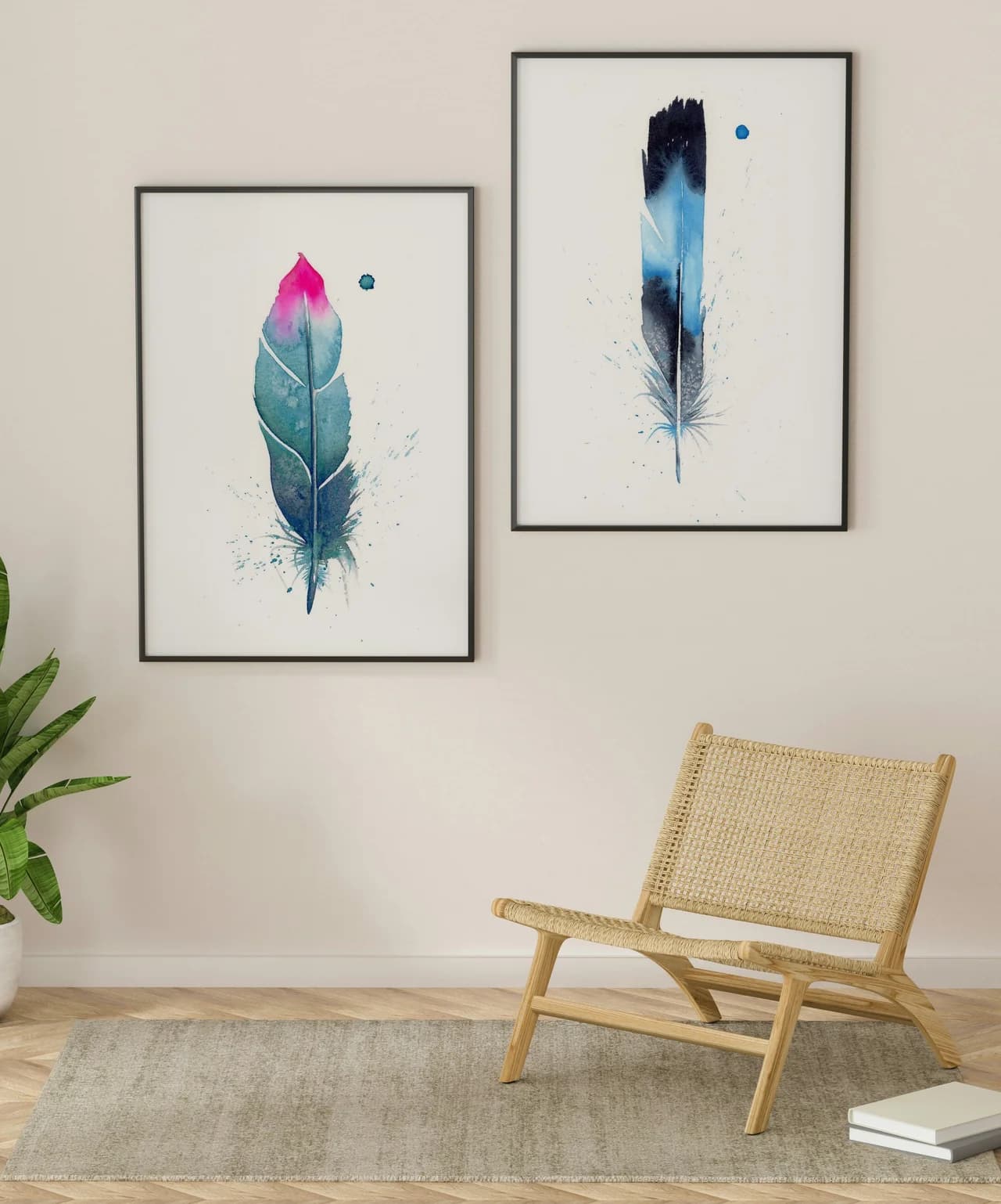 Hummingbird shown in a room setting