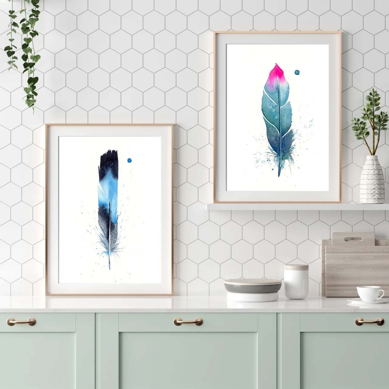 Hummingbird shown in a room setting