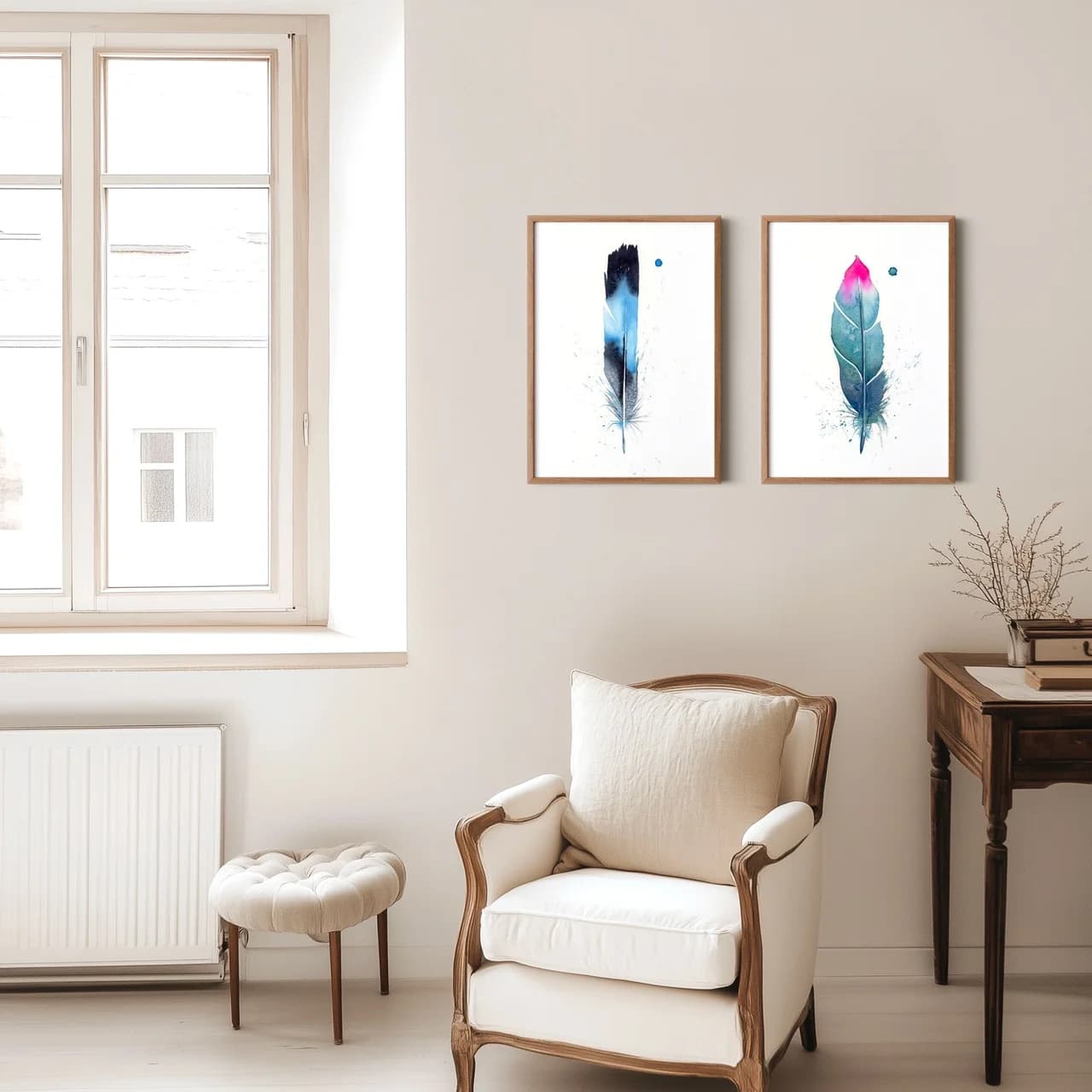 Hummingbird shown in a room setting