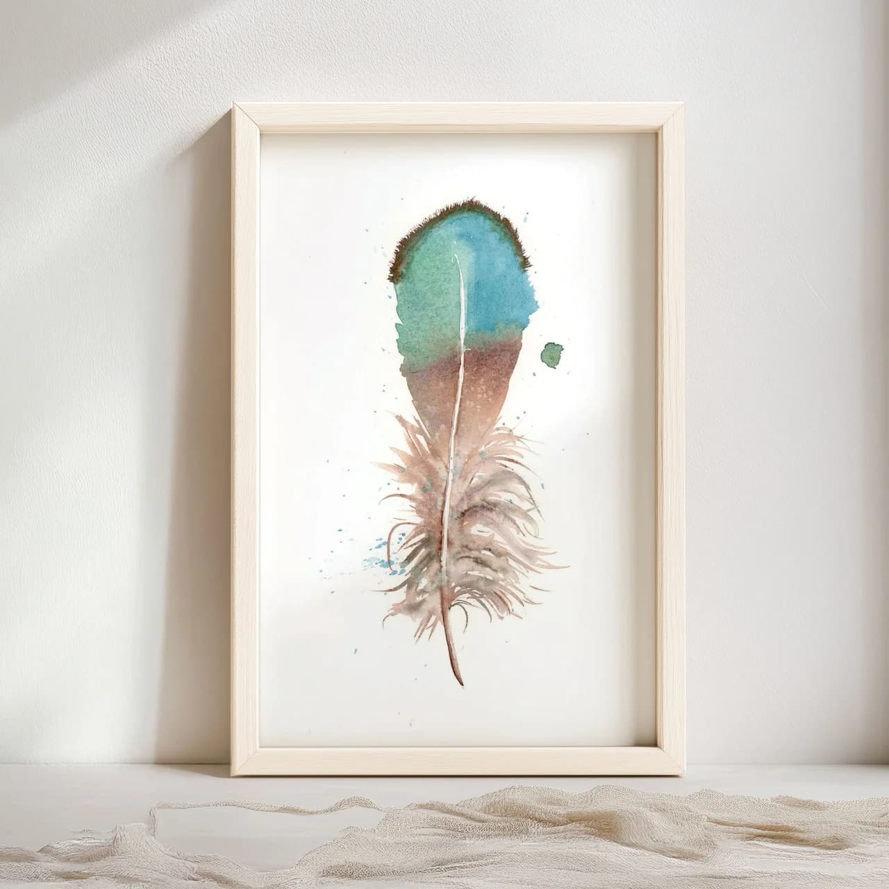 Duck shown in a room setting
