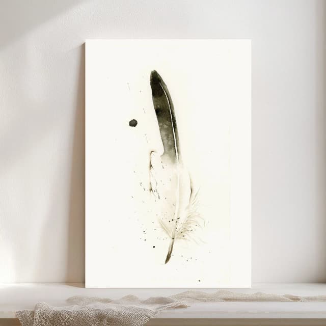 American Crow shown in a room setting