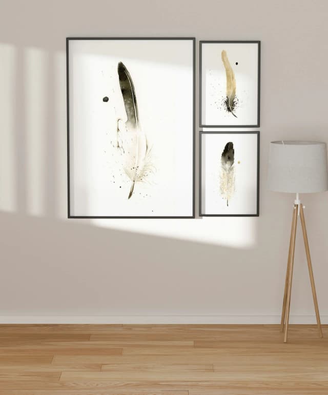 American Crow shown in a room setting