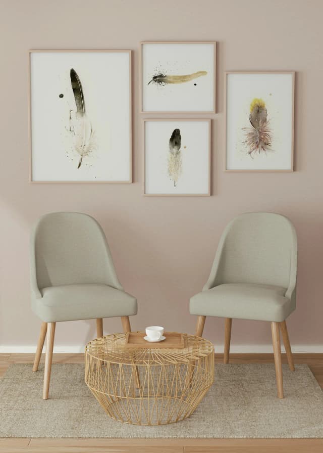 American Crow shown in a room setting