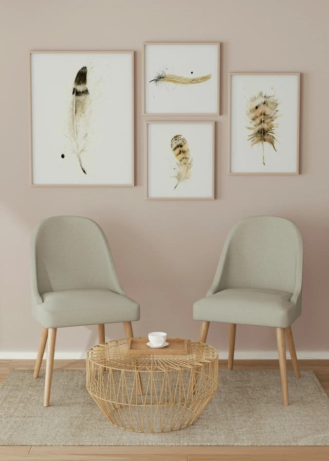 Western Sandpiper shown in a room setting