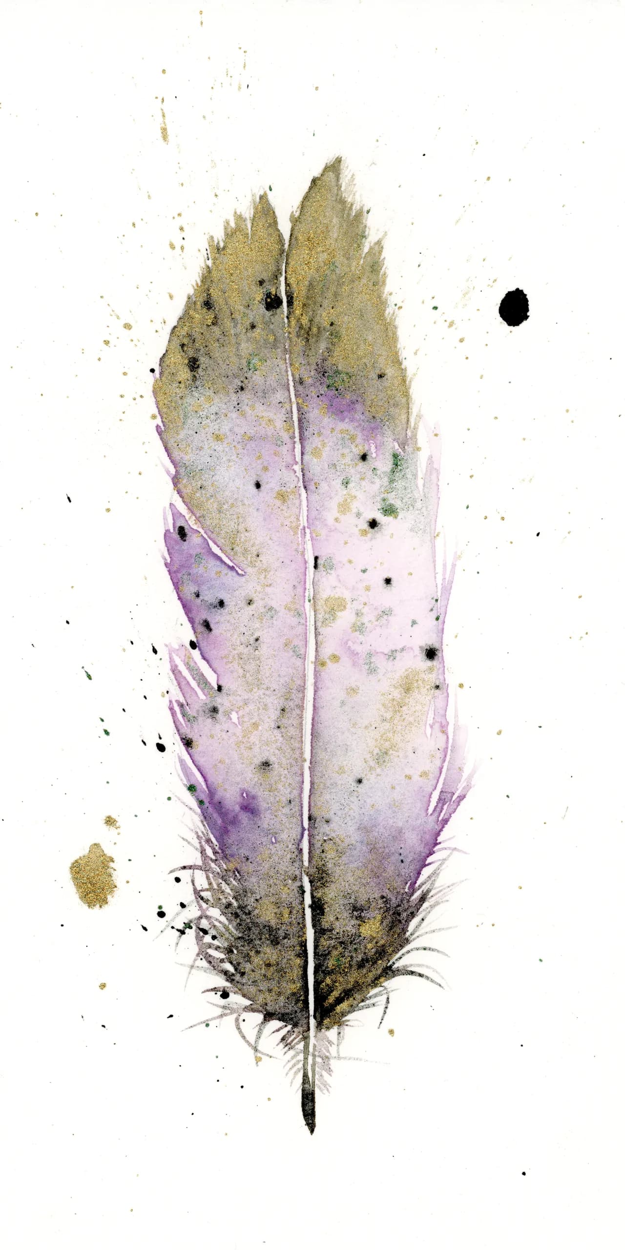 Hummingbird — watercolor by Shayna Larsen