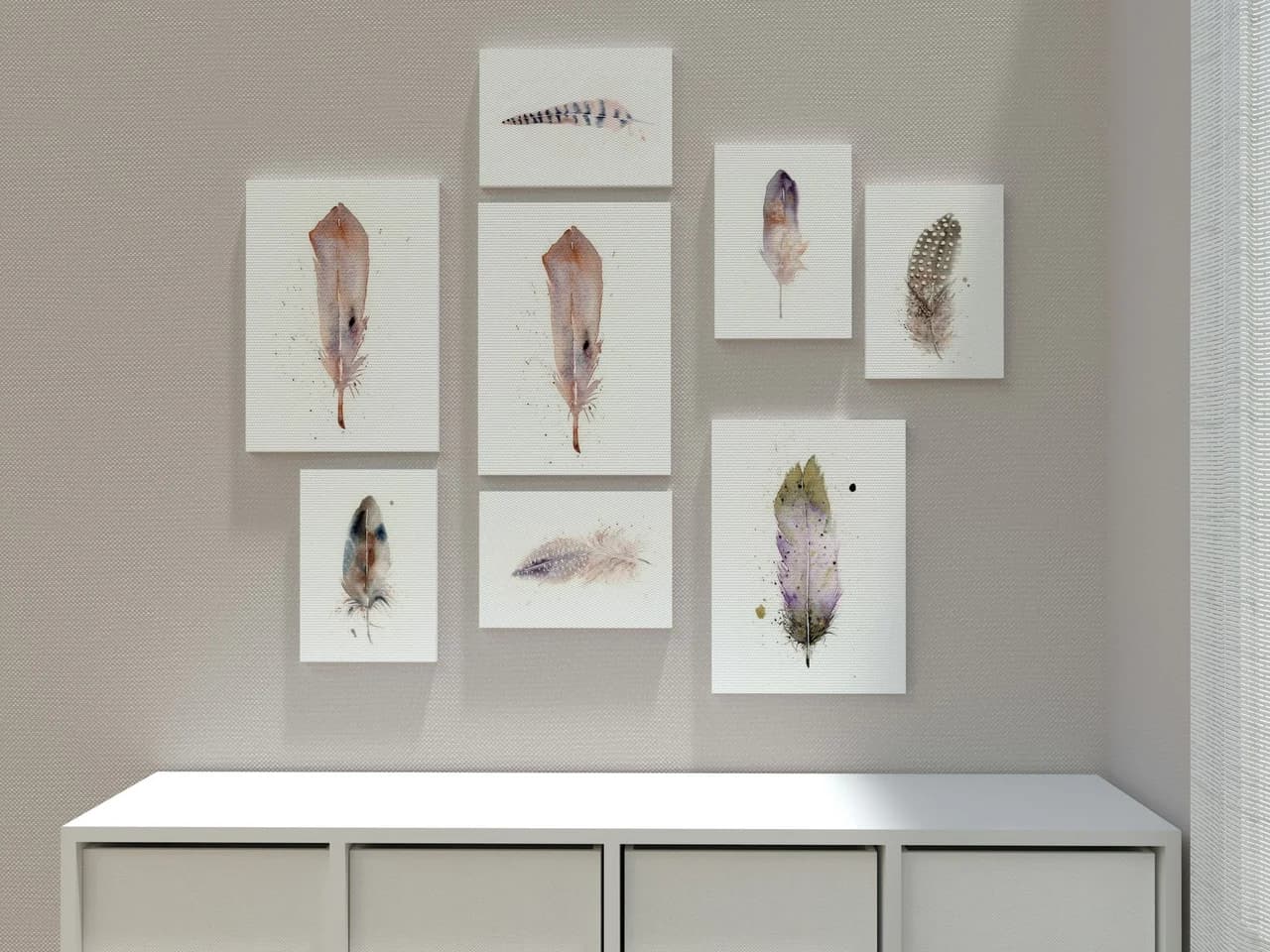 Hummingbird shown in a room setting