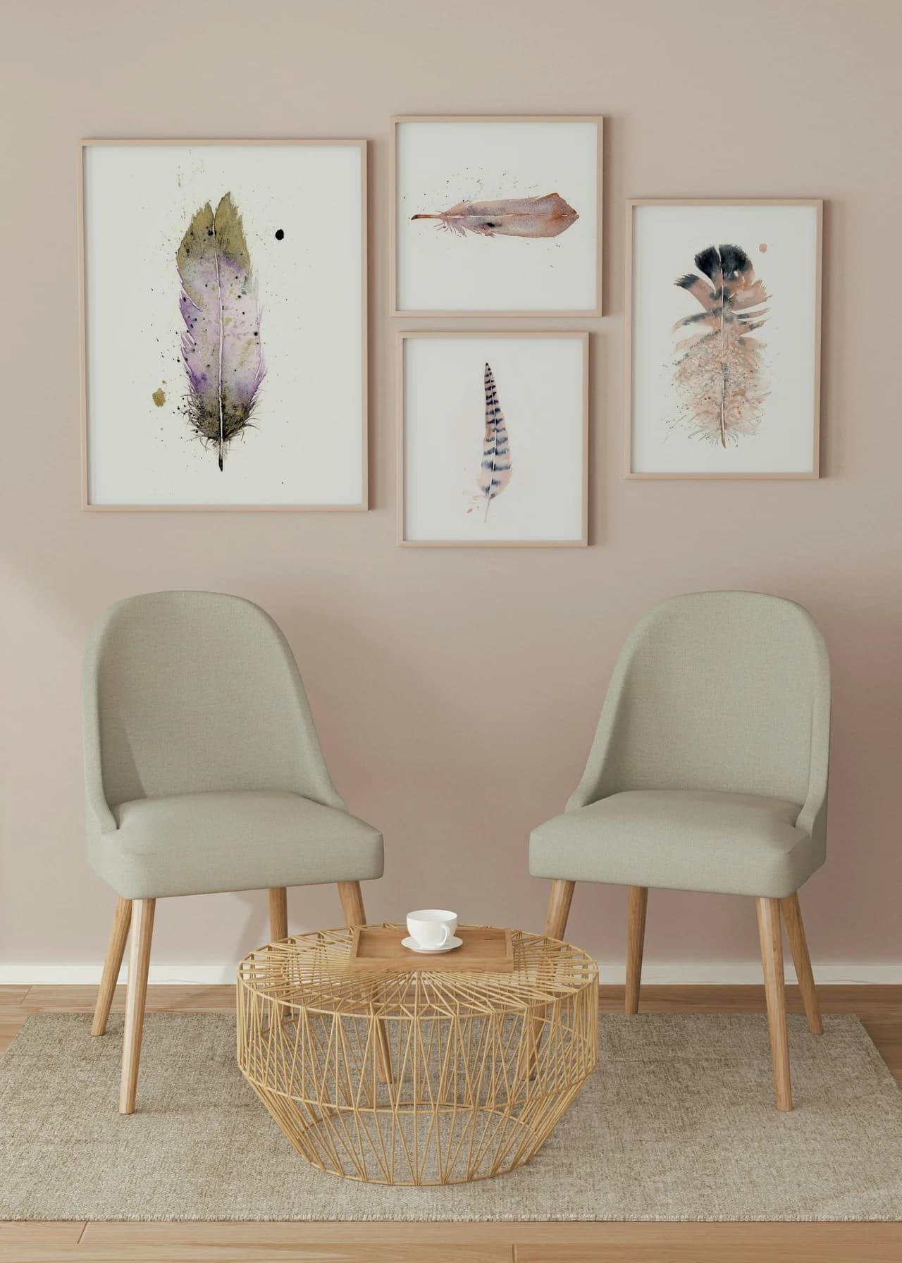 Hummingbird shown in a room setting
