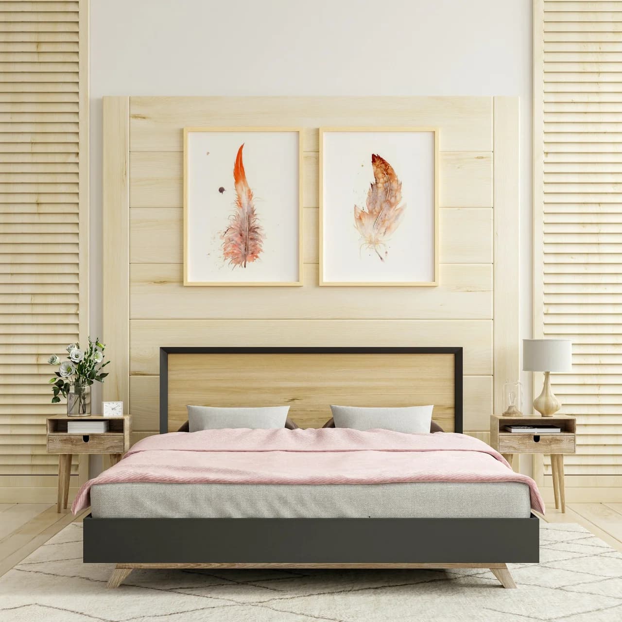 Scarlet Macaw shown in a room setting